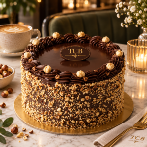 tcb chocolate hazelnut café cake