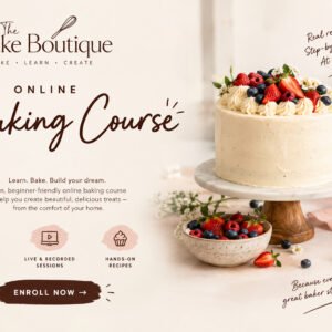 bake, learn, create online baking course