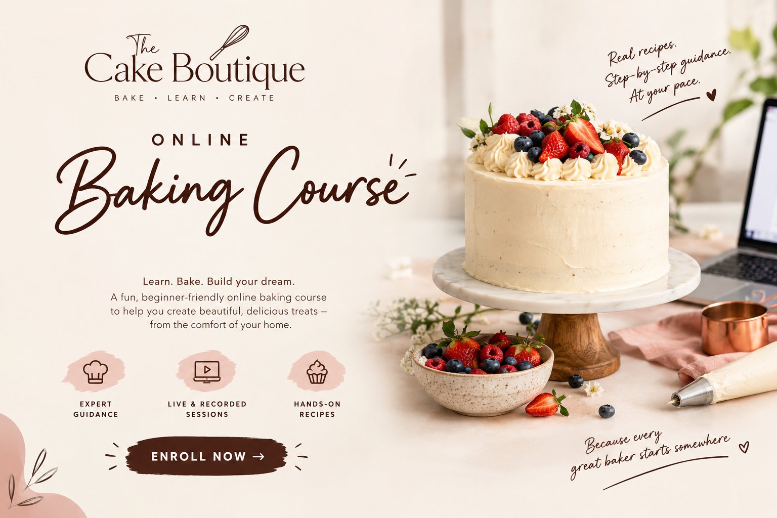 bake, learn, create online baking course bake, learn, create online baking course